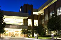 Mitchell College of Business at Night